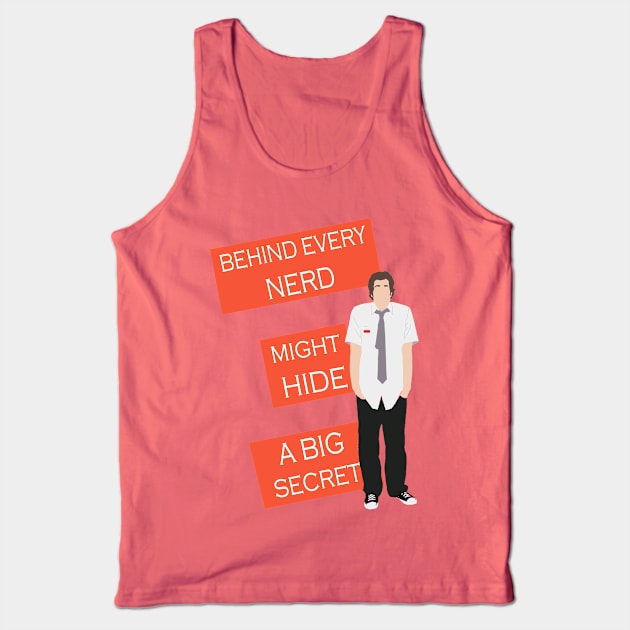 Behind Every Nerd Tank Top by Danielle